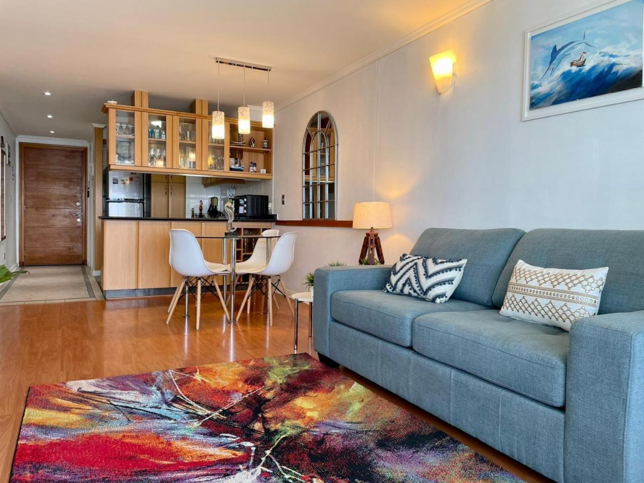 El Encanto De Renaca Vina Del Mar, Excelente Vista Al Mar Bajada Directa A La Playa Apartamento *