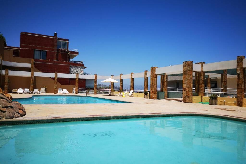El Encanto De Renaca Vina Del Mar, Excelente Vista Al Mar Bajada Directa A La Playa Apartamento Vina del Mar
